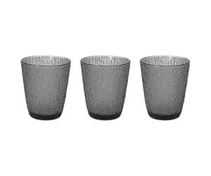 Tognana Davor, set de 3 vasos cc 280, vidrio, gris