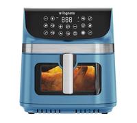 Tognana Iridea, Freidora de aire 9L, doble resistencia, pantalla digital, temporizador, 80-200°C, ventana, 2200W, papel de azúcar