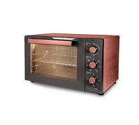 Tognana Iridea, Horno eléctrico ventilado con paredes internas antiadherentes, Rojo Manzana