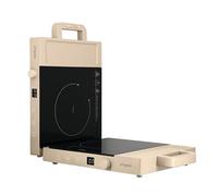 Tognana Iridea, Placa de inducción 200-2000 W con pantalla digital de 4 dígitos y controles soft-touch, Azul