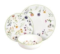 Tognana Juliette, servicio de platos para 4 personas 12 piezas, porcelana, multicolor