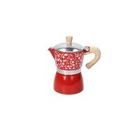 Tognana Moka Coffee Maker Japan Red Flower 3 Cups