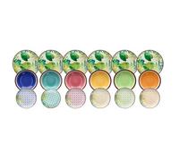 Tognana New Jungle, Servicio de platos para 6 personas, 18 piezas, porcelana, Multicolor
