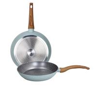 Tognana Pepper Bamboo, Set 2 Sartenes 24/28 cm, Aluminio Estampado, Aluminio Forjado, Aluminio Fundido, Verde