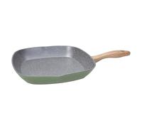 Tognana Sage Stone, parrilla cuadrada con mango fijo 28 x 28 cm, aluminio, verde