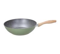 Tognana Sage Stone, wok de 1 mango 28 cm, aluminio, verde