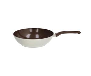 Tognana Sintonia, wok de 1 mango 28 cm, aluminio, beige-marrón