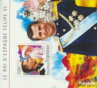 Togo Bloque 1092 (Completa. edición) Nuevo con Goma Original ** MNH 2014 Rey Felipe Vi. por España (Sellos para los coleccionistas)
