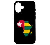 Togo Flag Africa Continent Silhouette Gift Togolese People Carcasa para iPhone 16