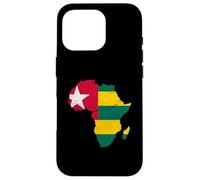 Togo Flag Africa Continent Silhouette Gift Togolese People Carcasa para iPhone 16 Pro