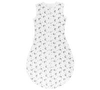 TOGOU2S Saco Dormir Bebe Verano, 0.5 TOG Saco de Dormir Bebe Unisex para Bebé Niños de 18 a 36 Meses, 100% Algodón Transpirable, Ajustable Saco Bebe 85 a 100 cm, Patrón de Ponis