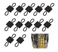 TogtherKings 12 Piezas Chalecos Tácticos Hebilla,Tácticas Al Aire Libre Sistema Molle,Chalecos Tácticos Mochilas Accesorios,Retenedor Táctico Molle Accesorios,Para Mochilas Tácticas (Negro)