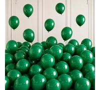Togvu Globos verdes, paquete de 50 globos pequeños de látex verde oscuro de 5 pulgadas para fiesta de San Patricio, graduación, dinosaurio, selva, golf, decoración de fiesta de cumpleaños