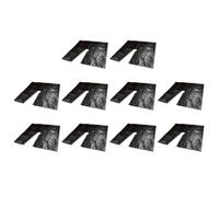 Toheitian 10 Capuchones Humectantes Reutilizables para Desmalezado Árboles, Alfombrilla Biodegradable para Árboles y Película Plástica para Pastizales Como Barrera Malezas en Jardines
