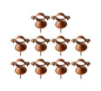 Toheitian 10 Piezas de Soporte de Campana en Forma de Campana, Montajes y Estantes de Pared para Proyectores y Cámaras Comerciales para Tubería de 1''