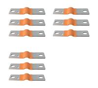 Toheitian 3X Conector de Barra Colectora para Batería Lifepo4, Conector Flexible de Cobre de 74 mm X 3 mm para Protector de Batería Lifepo4 de 280 Ah y 320 Ah.