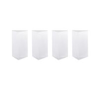 Toheitian 4 Piezas de Prisma Triangular Transparente para Luces de Iris, Prismas Ópticos de Cristal, Enseñanza de Física, Espectro de Luz Refractada