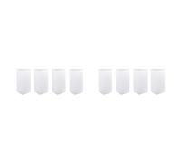 Toheitian 8 Piezas de Prisma Triangular Transparente para Luces de Iris, Prismas Ópticos de Cristal, Enseñanza de Física, Espectro de Luz Refractada