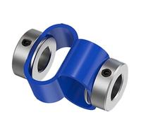 Toheitian Acoplamiento de Codificador de Aleación de Aluminio Flexible de Doble Bucle con Conector en Forma de 8