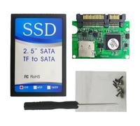 Toheitian Adaptador DiseñoIndustrialPOS Estable Verde | Diseño anti-interferencia optimizado para PC industriales, POS y DVRs, con apertura lateral para TF.