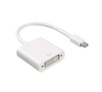 Toheitian Adaptador Mini DisplayPort DVI, Adaptador Activo de Doble Enlace, Alimentación USB hasta 2560x1600, Color