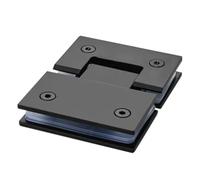 Toheitian Bisagra de Puerta de Acero Inoxidable 304 - Clip Bilateral de 180 Grados para Mampara de Ducha A