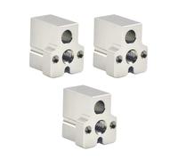 Toheitian Bloque Calefactor de Cobre Chapado CR10 Volcano Bloque Calefactor de Alta Temperatura para Piezas de Impresora 3D, Flujo Grande 3 Piezas