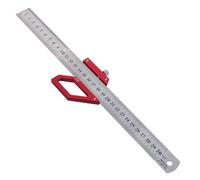 Toheitian Bloque de Posicionamiento de Regla de Acero de Múltiples Ángulos 45/60/90 Grados, Calibrador de Scribe para Carpintería.