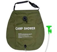 Toheitian Bolsa de Ducha Solar para Camping, Bolsa de Ducha Portátil para Exteriores con Cabezal de Ducha con Interruptor Ajustable para Senderismo, Playa y Viajes