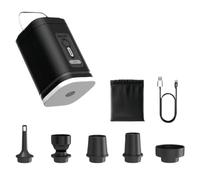 Toheitian Bomba de Aire Mini Recargable por USB Portátil 2400mAh Inflador Desinflador para Colchón de Camping Flotador de Piscina Bomba Eléctrica