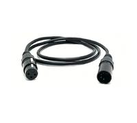 Toheitian Cable XLR de 5 Pines DMX512 Cable de Señal para Iluminación de Escenario DMX512 Equipo de DJ Conector XLR Cable de Extensión de Datos DMX512 5M