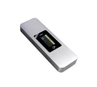 Toheitian Caja de SSD M.2 NVMe con Pantalla Inteligente, M.2 A USB3.2 10Gbps, Chip RTL9210CN para SSD PCIe NVME.