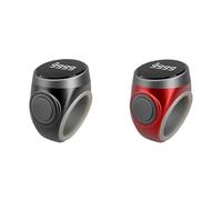 Toheitian Contador Tipo Anillo S9, Pantalla de Batería Inteligente, Contador Tipo C, Resistente Al Agua, Tipo Botón, Contador Digital Electrónico, 2 Unidades