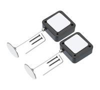 Toheitian Cordón Retráctil para Control Remoto de 1,5 M, Paquete de 2, con de Seguridad y Adhesivo de Doble Cara y Tornillo.