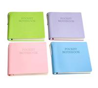 Toheitian Cuaderno con Cubierta de PU Suave y Sintético con Soporte para Bolígrafo, Cuaderno Mini Portátil, Bloc de Notas, Diarios para Tomar Notas Sobre la Marcha.