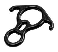 Toheitian Descensor de Rescate en Forma de 8 de 50 KN, Dispositivo de Seguridad de Aleación de Aluminio y Magnesio para Escalada y Rapel.