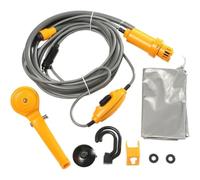 Toheitian Ducha de Exterior para Camping, Bomba de Ducha Eléctrica de 12V - Equipos de Ducha Portátiles para Camping, Ducha de Coche Portátil, Ducha de Exterior