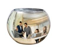 Toheitian Espejo de Cubículo de 6 Pulgadas, Espejo Convexo, Jarrón, Decoración de Cubículo, Espejo de Seguridad de Escritorio para Ver Detrás de Usted, Elegante Espejo Retrovisor de Vidrio.