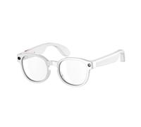 Toheitian Gafas Inteligentes AI Traducción Cámara HD de 5MP Imagen 4K Grabación de Llamadas Bluetooth Música Gafas de Sol Inteligentes Blancas