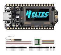 Toheitian Heltec WiFi Lora 32 V4-R8 Placa de Desarrollo -S3R8 SX1262 Nodo Lora con Módulo GPS WiFi BLE Compatible con Meshtastic para LoRaWAN