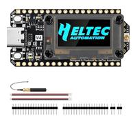 Toheitian Heltec WiFi Lora 32 V4-R8 Placa de Desarrollo -S3R8 SX1262 OLED de 0.96 Pulgadas WiFi BLE Nodo Lora Compatible con Meshtastic para LoRaWAN
