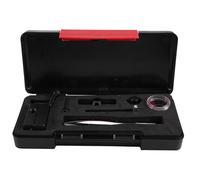 Toheitian Herramienta de Abocardado Doble para Línea de Freno de 3/16 Pulgadas, de Mano, de 45 Grados, SAE, para Mangueras de Freno, Tubos de Níquel y Tubos de Cobre