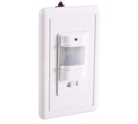 Toheitian Interruptor con Sensor de Movimiento PIR AC 110V-240V Interruptor de Pared Inteligente con Sensor de Cuerpo Humano Infrarrojo Funciona en la Oscuridad Tiempo Ajustable