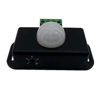 Toheitian Interruptor de Detección de Cuerpo Humano 12V, Sensor de Movimiento PIR, Detector de Movimiento DC 24V, Sensor de Luz Bajo Gabinete.