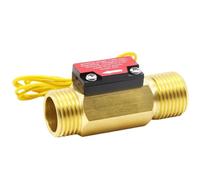 Toheitian Interruptor de Latón de 1/2" DN15 con Sensor de Agua y Filtrante para Medios Líquidos 0-220V A
