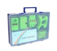 Toheitian Juego Óptica Física LentesConvexas Demostración Verde | Actividad educativa para comprender óptica física y estenopeica; dimensiones 38x28x7,5cm, color Verde, ABS.