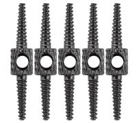 Toheitian Kit de 5 Conectores para Cables de Bicicleta: Freno, Cambio, Herramientas de Enrutamiento de Mangueras Hidráulicas, Color Negro