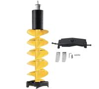 Toheitian Kit de Barrena Eléctrica para Hielo de 6 Pulgadas con Cuchillas Incisivas, Resistente A Impactos y Posicionador para Emergencias de Pesca.