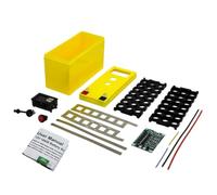 Toheitian Kit de Caja de Batería 12V 18650 DIY 3X7 Soporte 18650 + 40A 3S + Pantalla de Voltaje de Níquel Banco de Energía Dual-USB para UPS Solar A