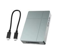 Toheitian Lector de Tarjetas CFexpress Tipo B USB C USB4.0 40Gbps Adaptador de Tarjeta de Memoria Lector de Tarjetas CFexpress B